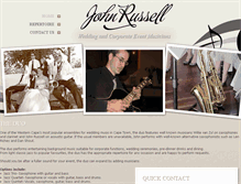 Tablet Screenshot of johnrussell.co.za